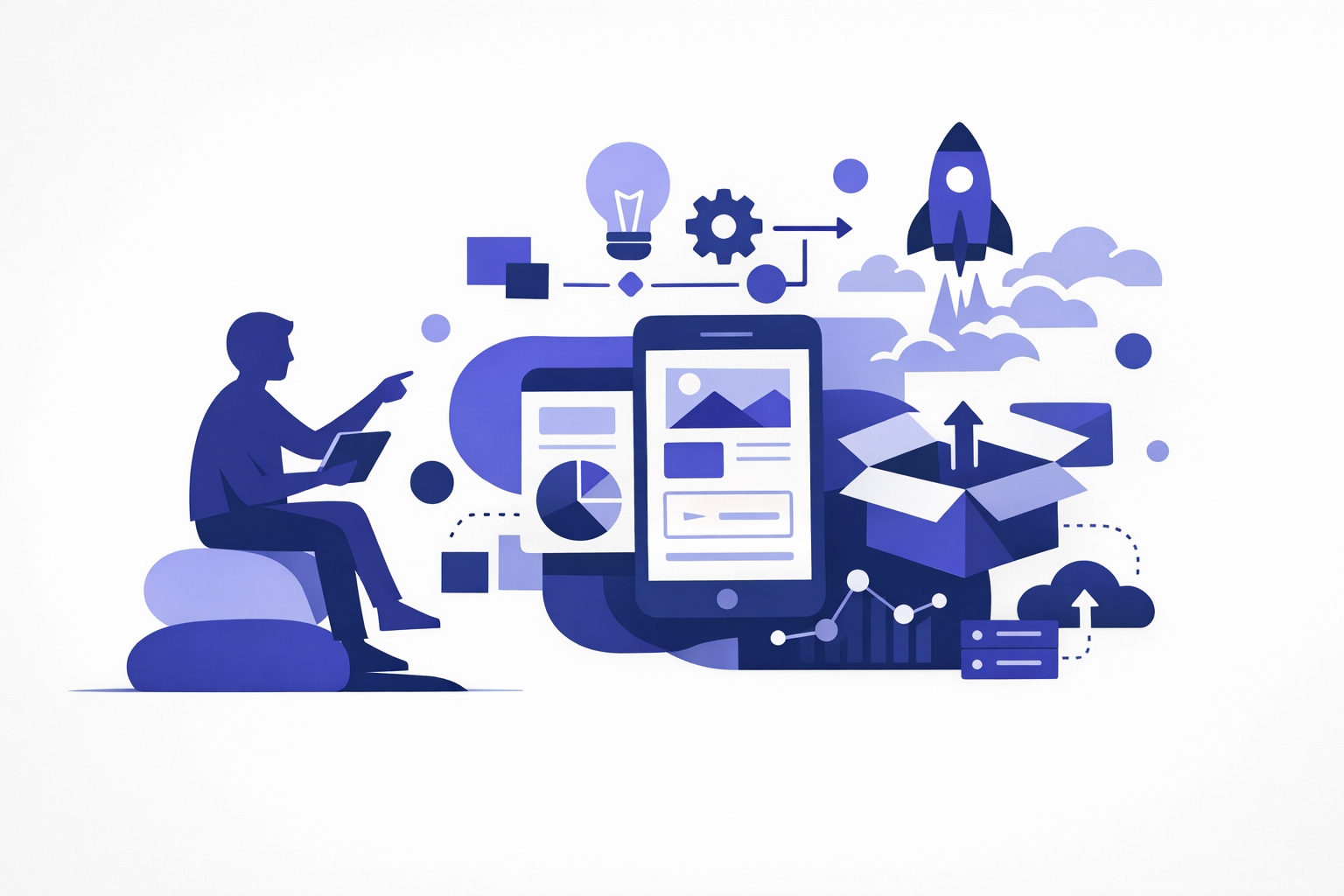 Non technical founder build app roadmap from idea to launch