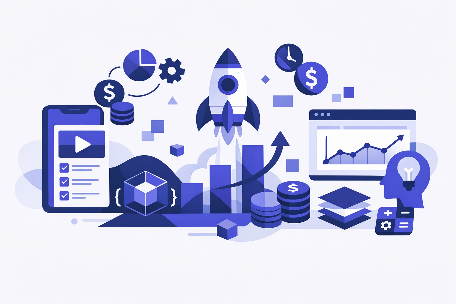 mvp cost 2026 tiers showing proof of concept, real app, and launchable MVP pricing