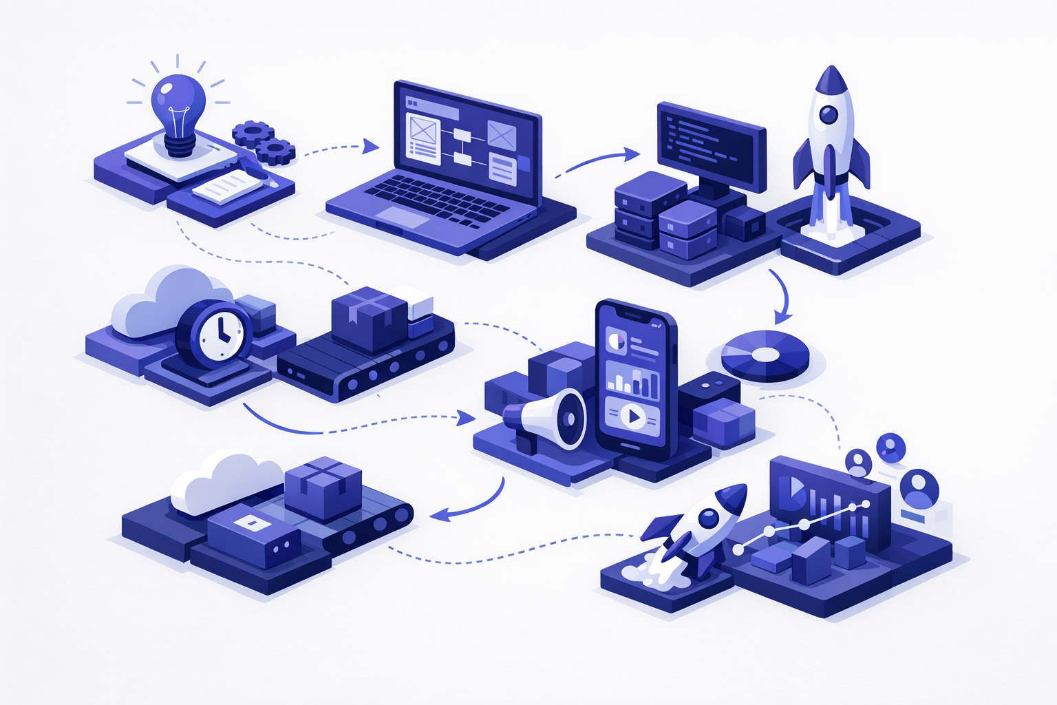 Engineers turning an idea to launch fast plan into Next.js, Supabase, and Stripe screens