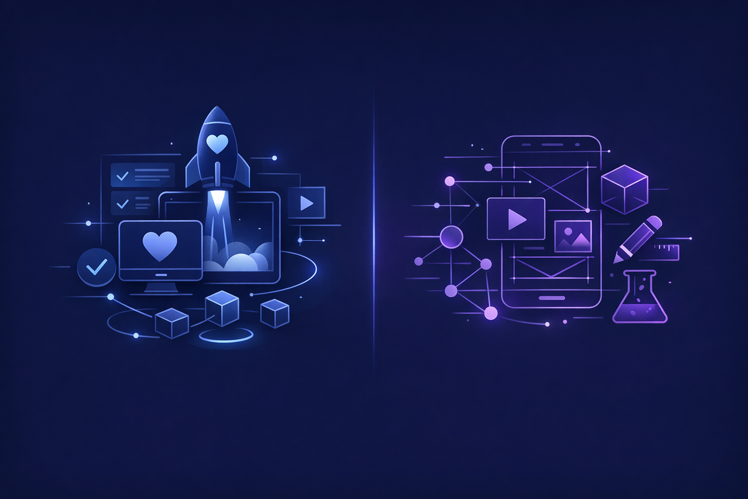 mvp vs prototype decision map showing POC, prototype, and MVP paths for founders