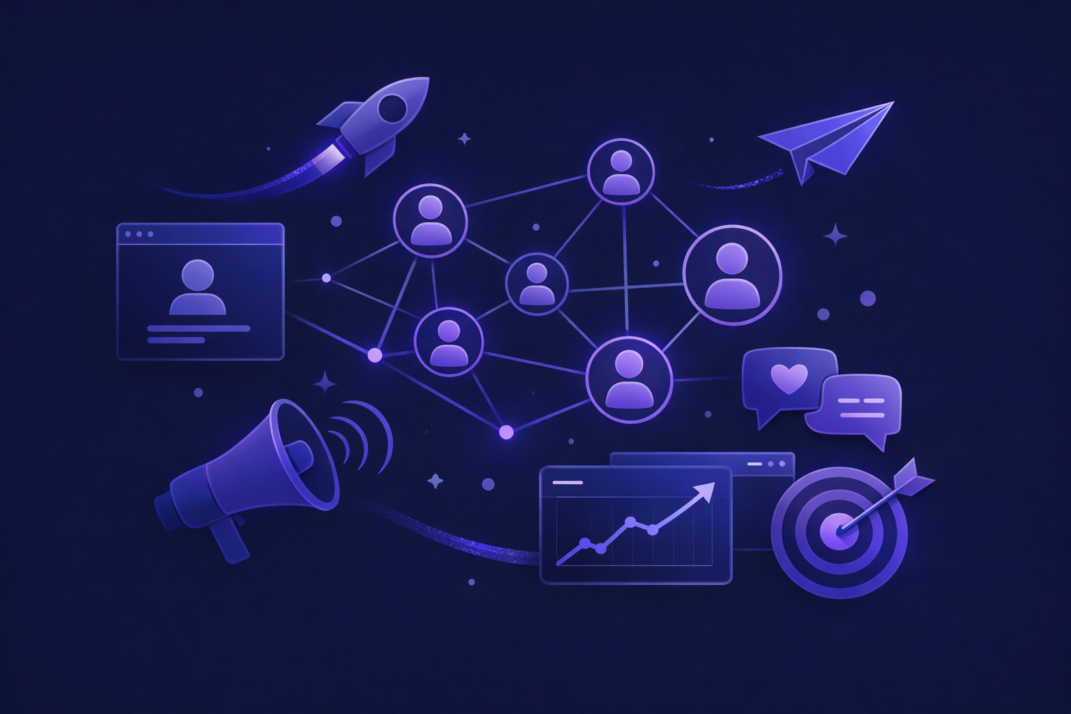 Founder mapping a no-budget plan to reach the first 100 users