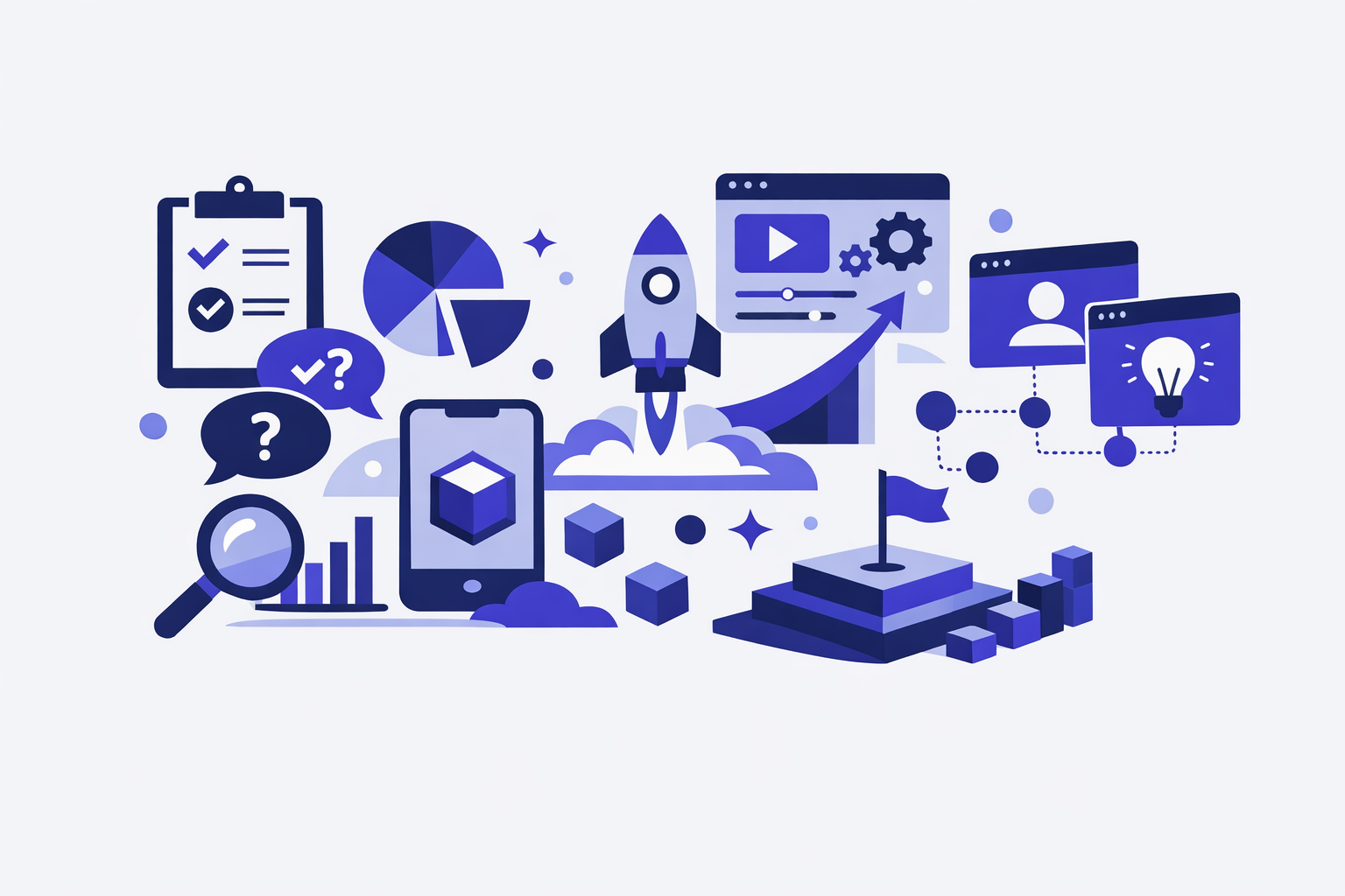 Founder reviewing criteria to choose mvp development company with a production checklist