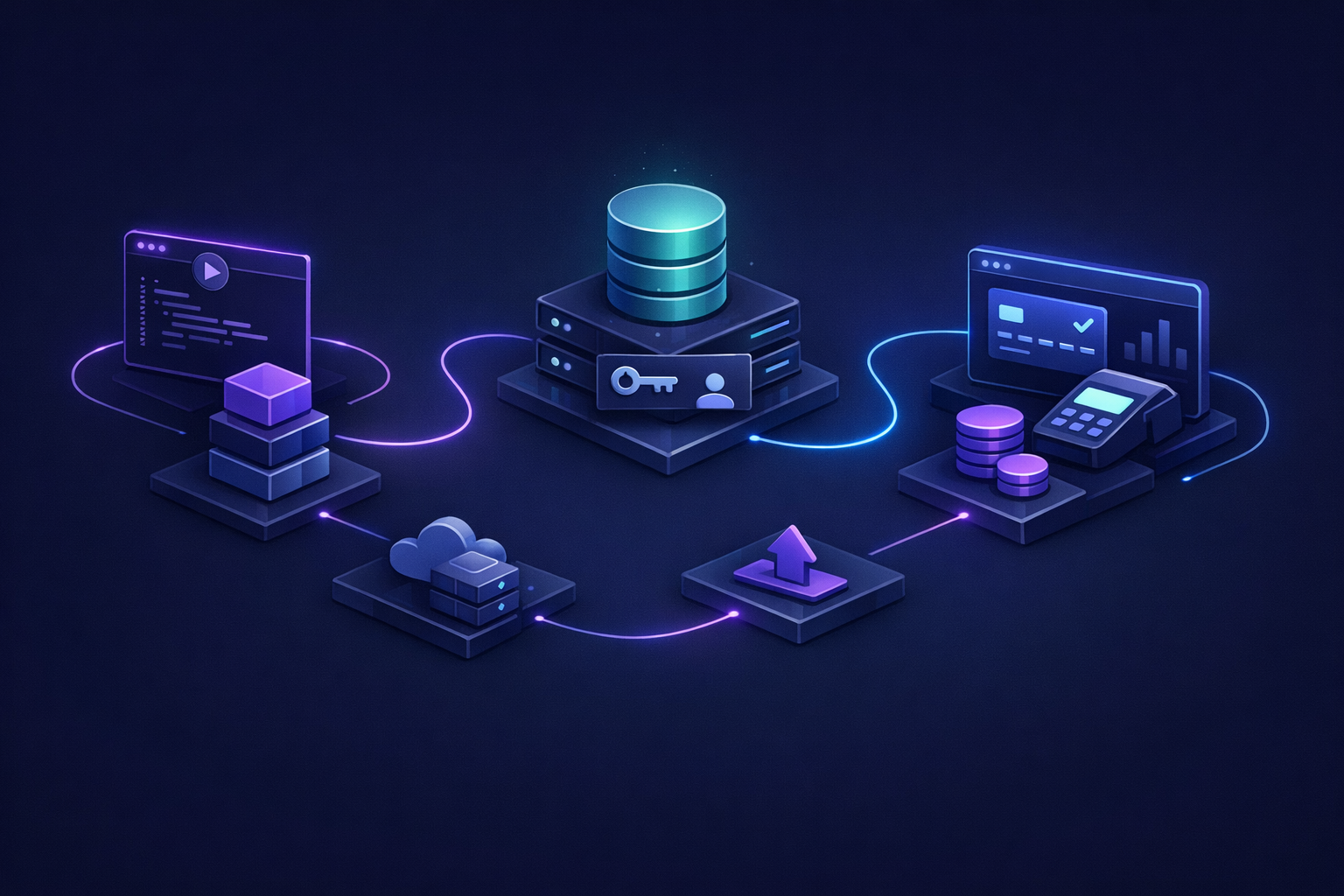 Founder reviewing the best saas tech stack 2026 architecture for payments and auth