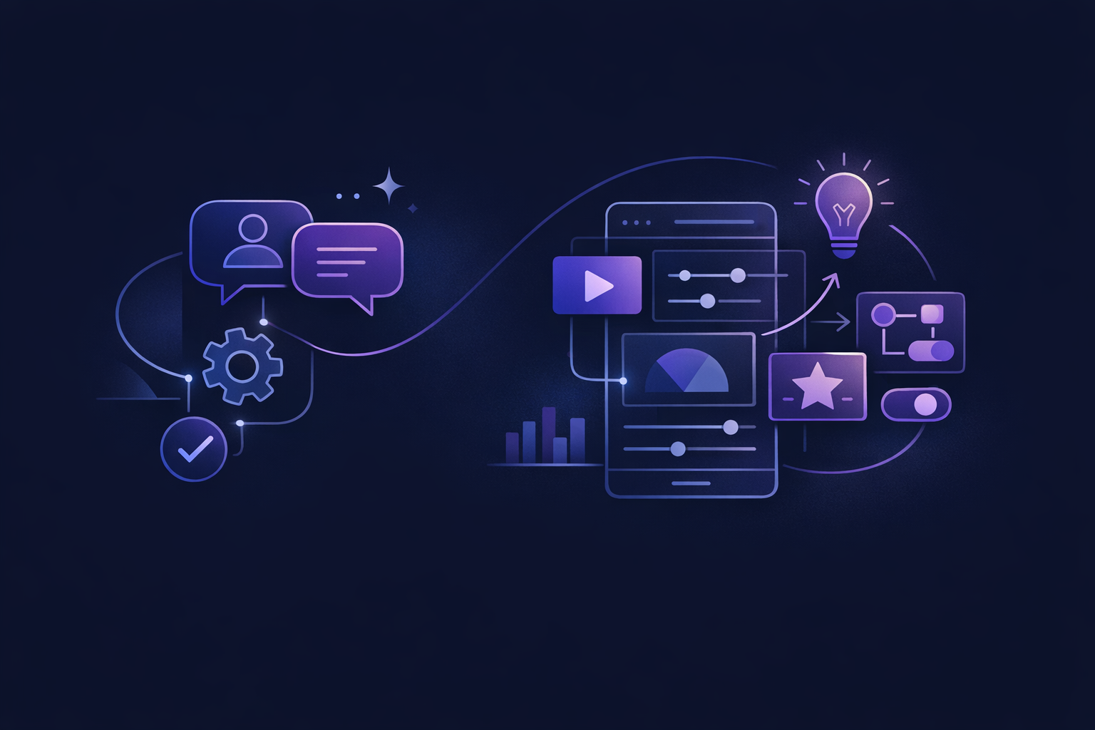 Founder mapping customer interviews to features on a product roadmap board