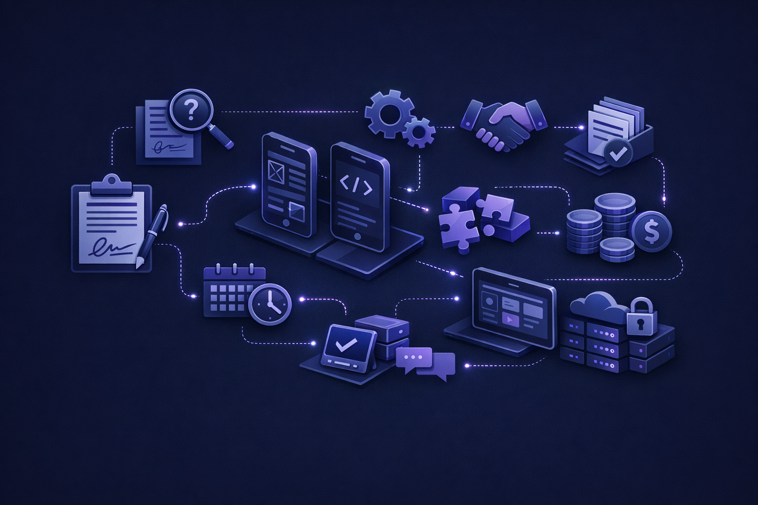 Checklist of app development contract questions for scope, payments, and code ownership