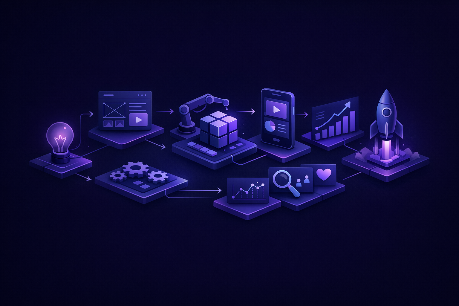What is an mvp decision table comparing prototype, proof of concept, and real app