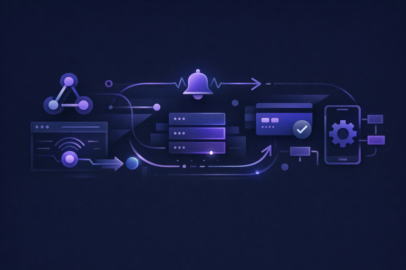 stripe webhooks guide showing Stripe events syncing into a Next.js app database