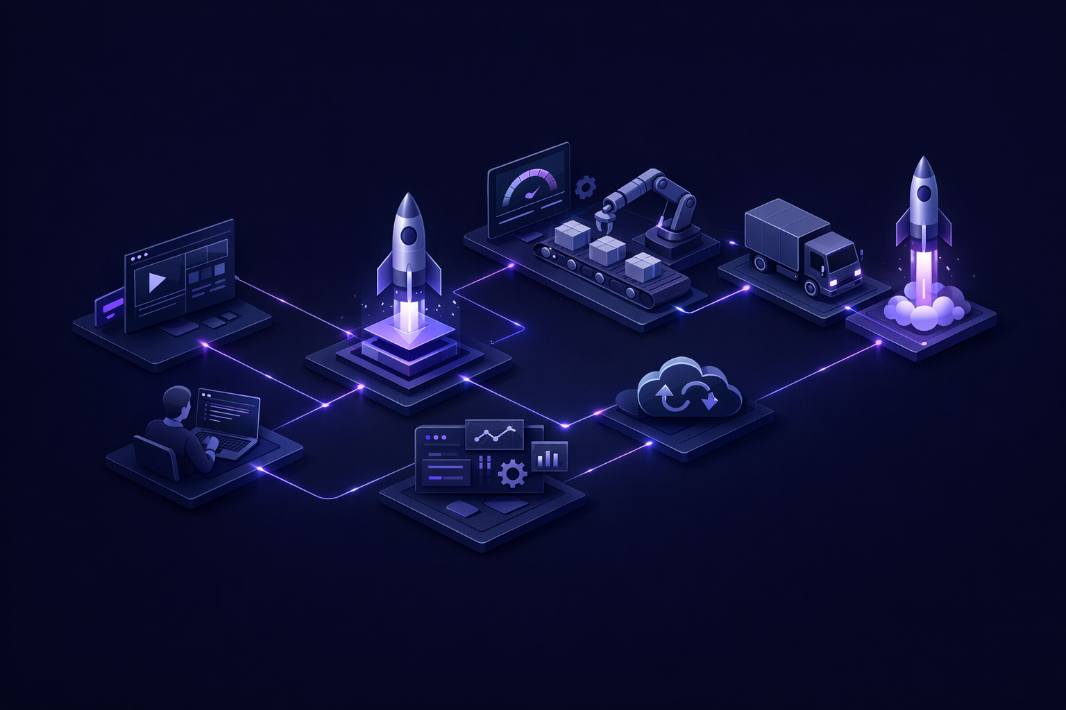 Engineering workflow board for ship a product fast 2026 from MVP scope to production launch