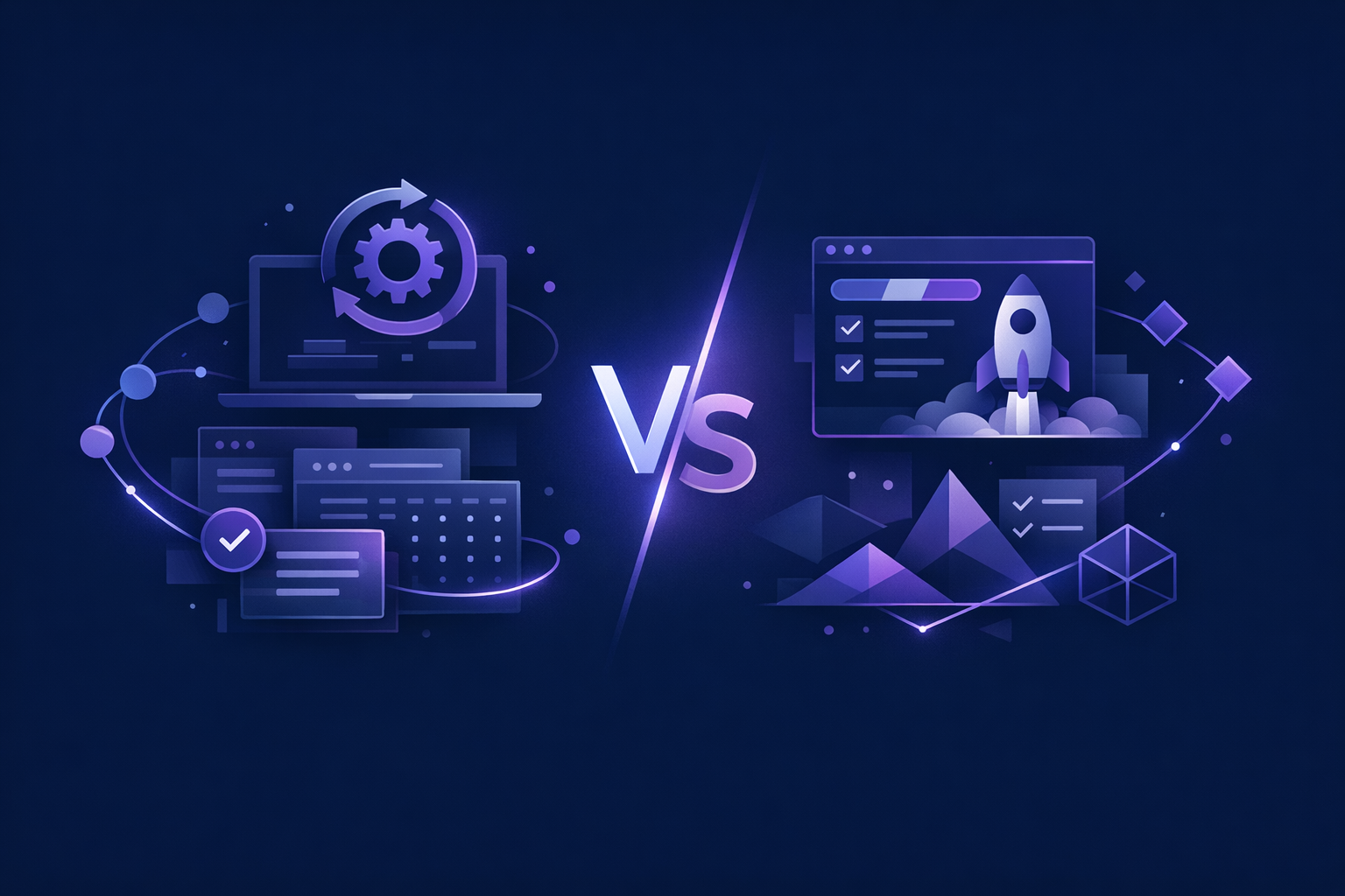 Retainer vs project development decision chart for founders choosing an MVP build model